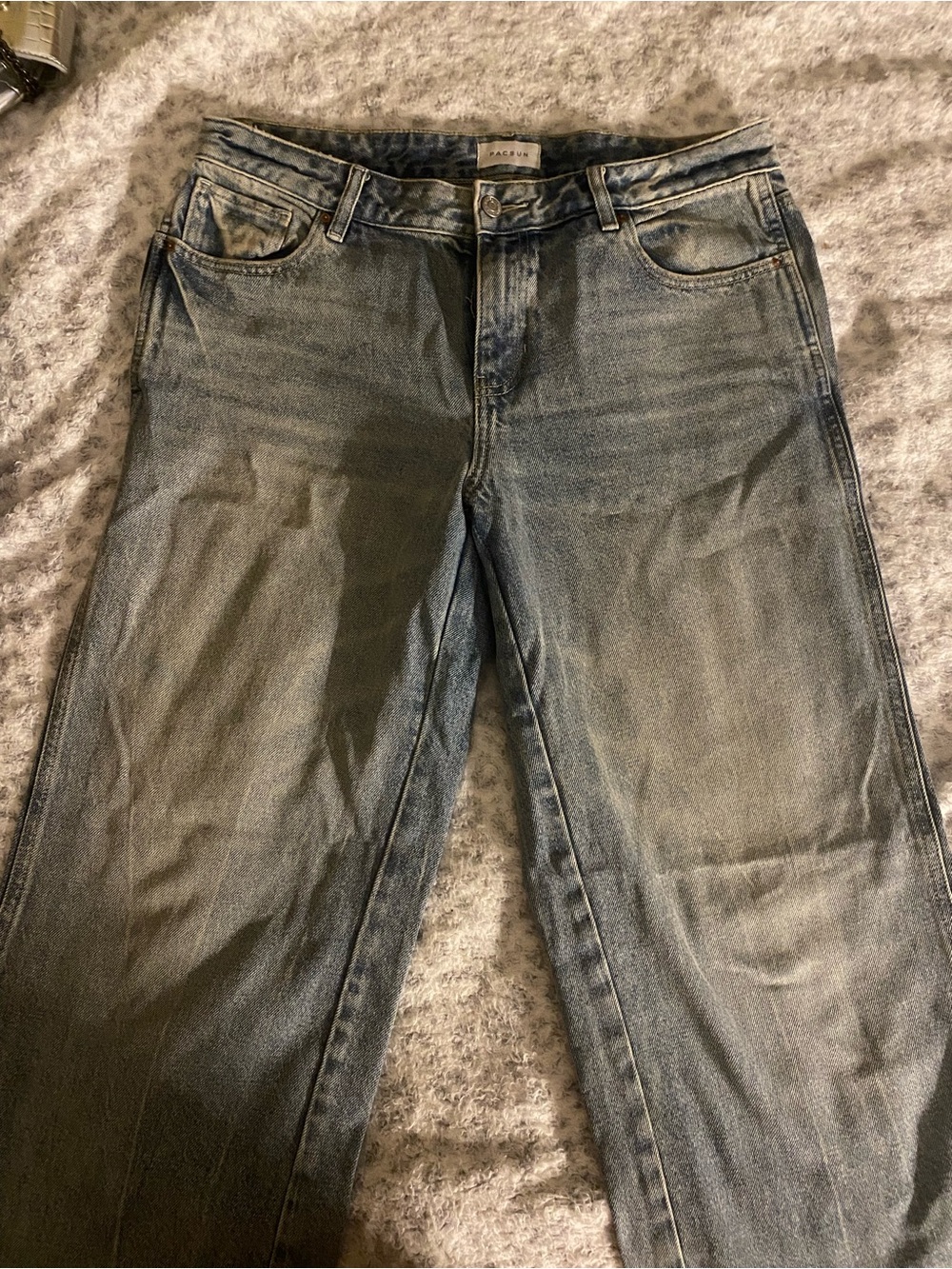 PacSun faded blue denim jeans